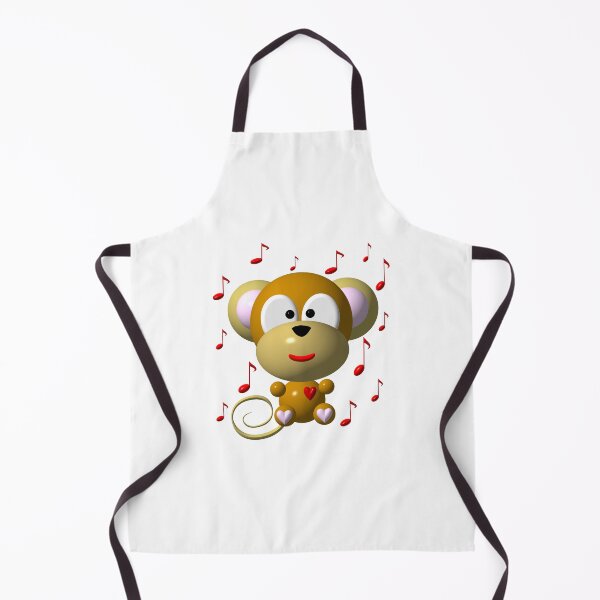Item preview, Cute musical monkey designed and sold by Artist4God.