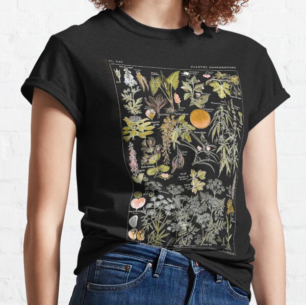 Adolphe Millot - Plantes dangereuses B (dangerous plants B) Classic T-Shirt