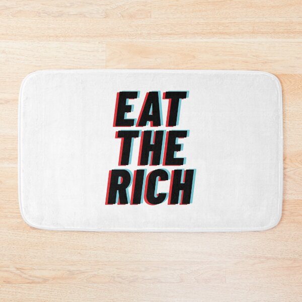 Item preview, Eat the rich (3D style anaglyph stereoscopic) designed and sold by AmpersandCuster.