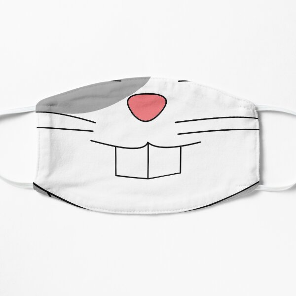 Happy Bunny Sitting (Pink) Mask