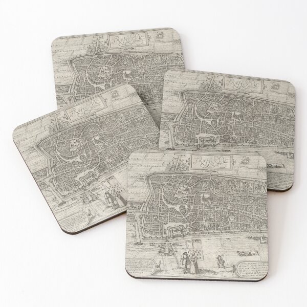 Item preview, Vintage Map of Utrecht Netherlands (1575) designed and sold by BravuraMedia.