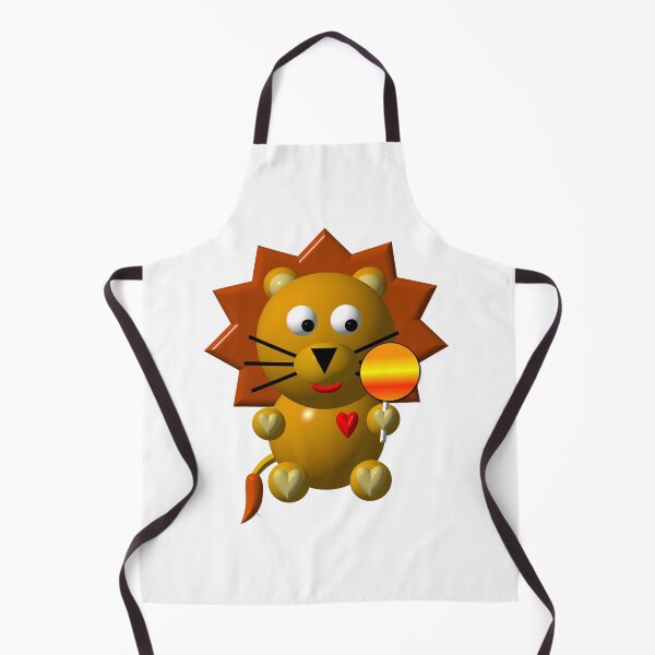 Item preview, Cute lion with a lollipop designed and sold by Artist4God.