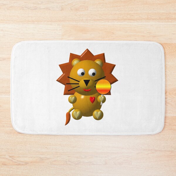 Item preview, Cute lion with a lollipop designed and sold by Artist4God.
