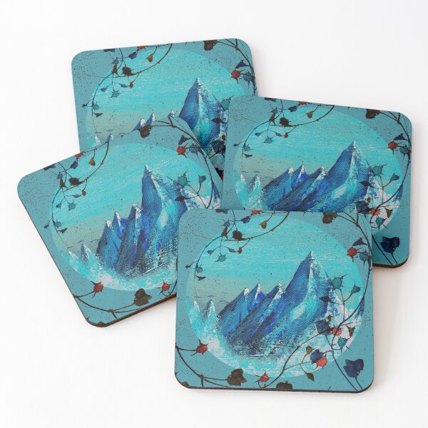Item preview, 071720_Mountain Landscape_Blue designed and sold by WiseLikeStudios.