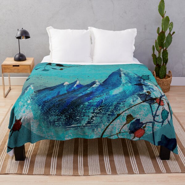 Item preview, 071720_Mountain Landscape_Blue designed and sold by WiseLikeStudios.