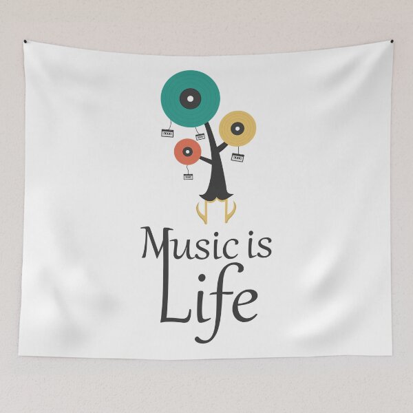 Item preview, Music is life - Nature Design designed and sold by Giacob.
