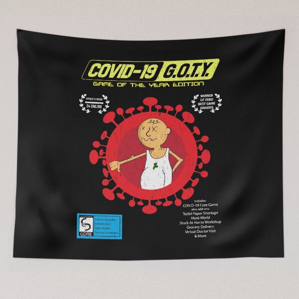 Item preview, COVID-19 Game of The Year Edition Parody Video Game Design (Distressed Version) designed and sold by Bill Shearer.