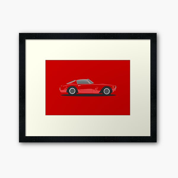 Vista previa del artículo con la obra «El 250 GT SWB», diseñado y vendido por Simple Car  Art.