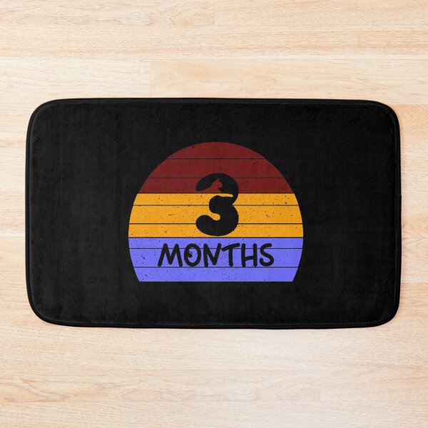 Item preview, Baby Milestone 3 Months Retro Sunset designed and sold by JaneApril.