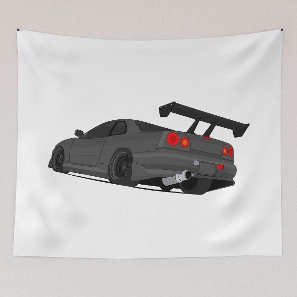 Item preview, R34 Skyline GTR (Dark-Grey) designed and sold by VenZolic.