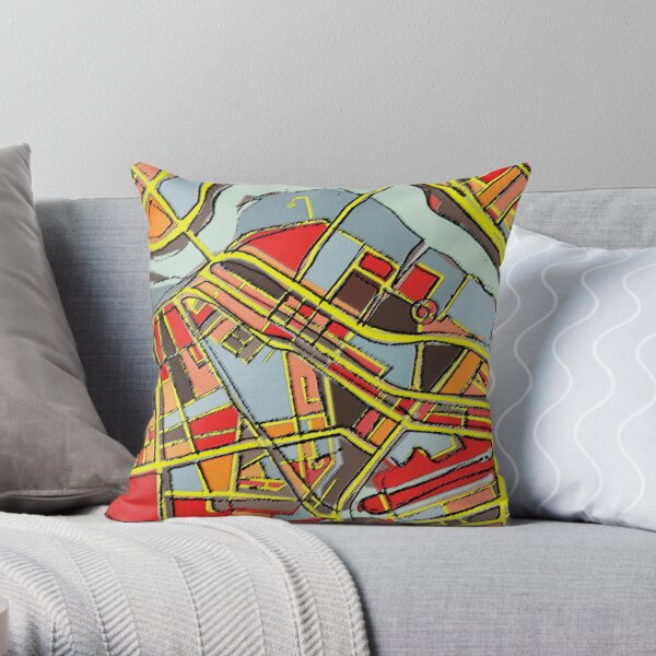Lowell, MA Throw Pillow