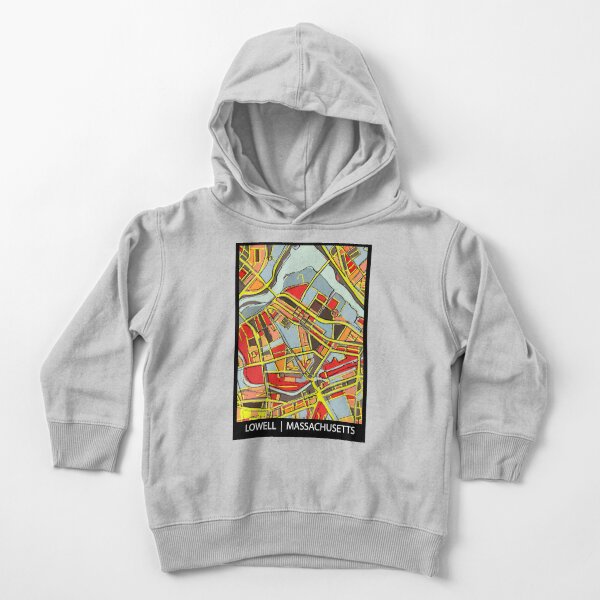 Lowell, MA Toddler Pullover Hoodie