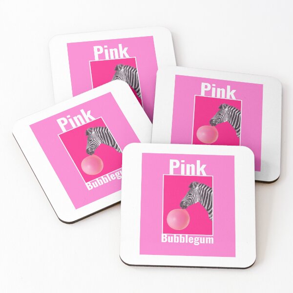 Item preview, Pink Bubble Gum Zebra designed and sold by lovesuperkarma.