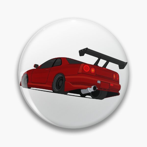 Item preview, R34 Skyline GTR (Dark-Red) designed and sold by VenZolic.