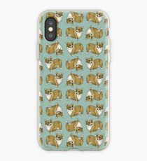 Vinilo o funda para iPhone Patrón Corgi
