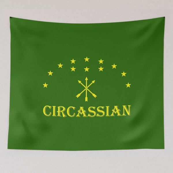 Item preview, Circassian Flag With Yellow Stars Perfect Adiga Gift Great Adiga designed and sold by naworas.