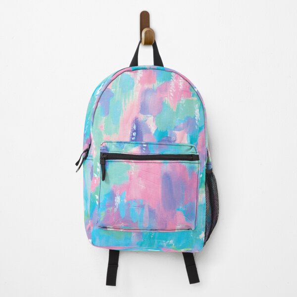 Item preview, Abstract Acrylic Pink Blue Purple designed and sold by Vivir Creatividad.