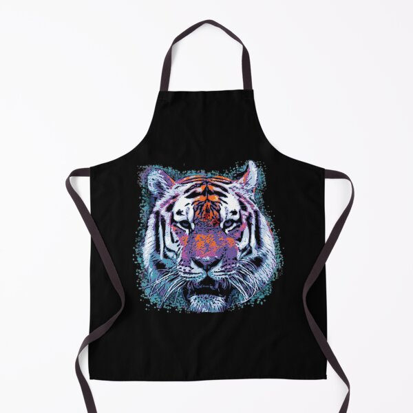Artikelvorschau, Retro 80's Tiger Face Splatter Paint entworfen und verkauft von flippinsg.