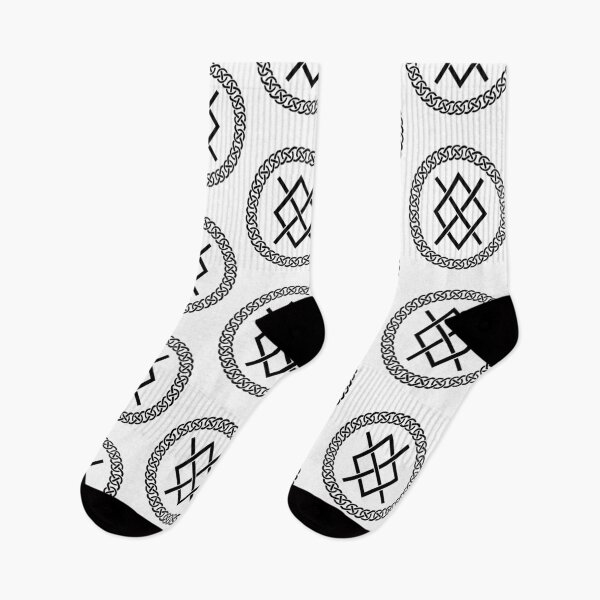 Item preview, Black Gungnir Norse Odin Viking Knotwork designed and sold by BluePagan.