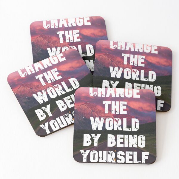 Item preview, Change the world Be yourself designed and sold by lovesuperkarma.