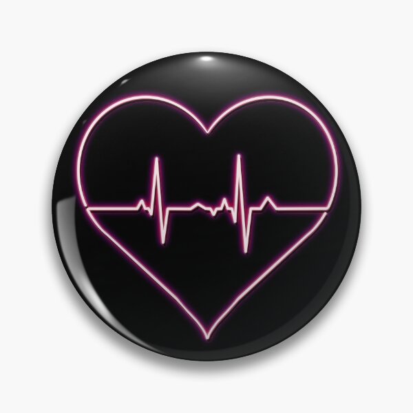 Item preview, Neon EKG Heart designed and sold by Elle  Hazlett.