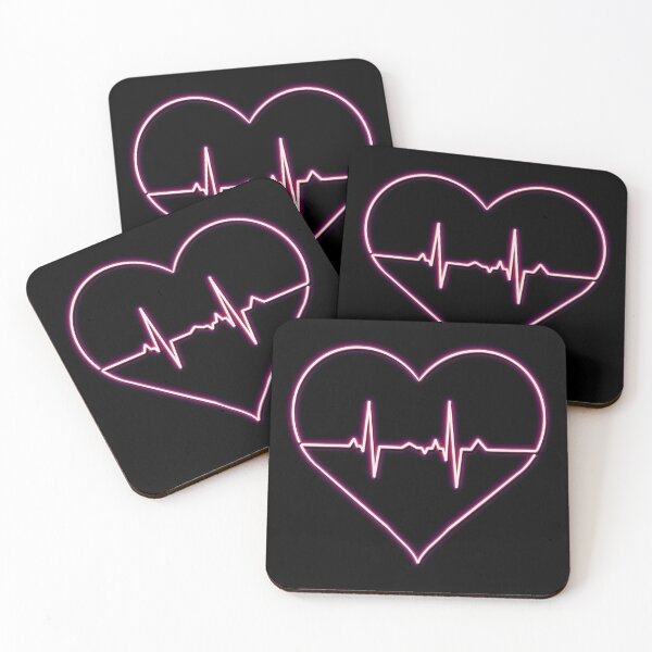 Item preview, Neon EKG Heart designed and sold by Elle  Hazlett.