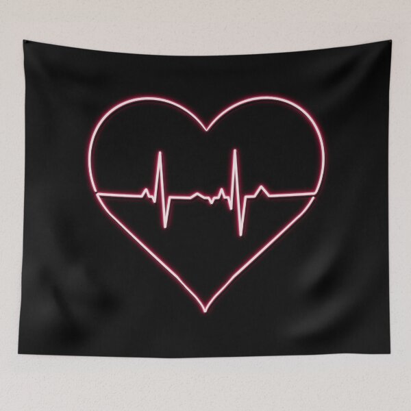 Item preview, Neon EKG Heart designed and sold by Elle  Hazlett.