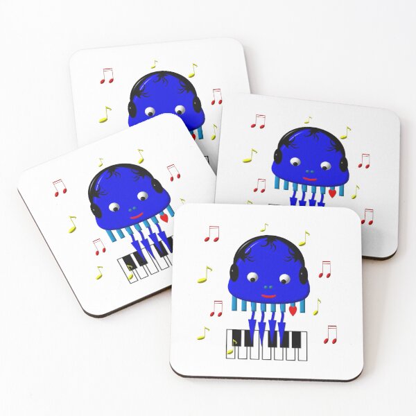 Item preview, Cute jellyfish jamming designed and sold by Artist4God.