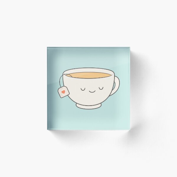 Teacup Acrylic Block