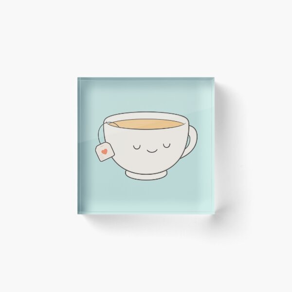 Teacup Acrylic Block