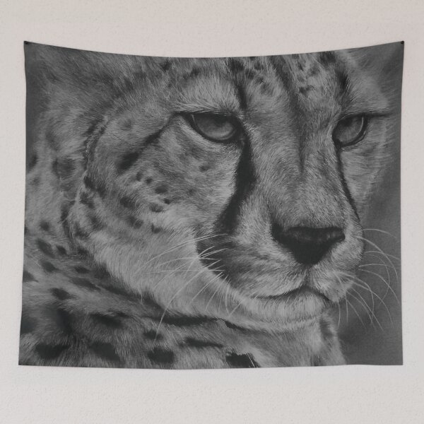 Item preview, Cheetah Drawing designed and sold by AntiqaStudio.