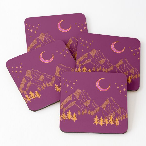 Item preview, Moon Over Mountains designed and sold by silvaris.