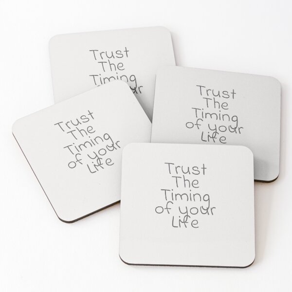 Item preview, Trust The Timing of your Life - Gray Text Quote designed and sold by agsduy.