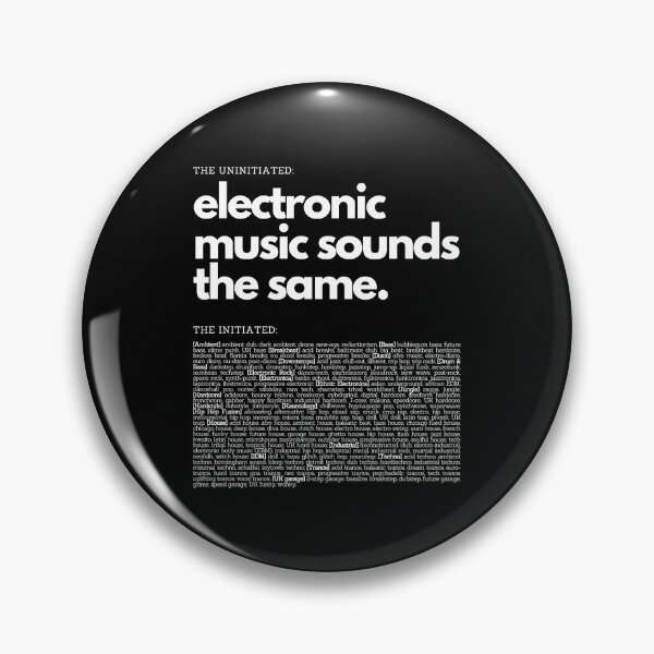 Item preview, Electronic Music Genre Funny Techno designed and sold by awesome-attire.