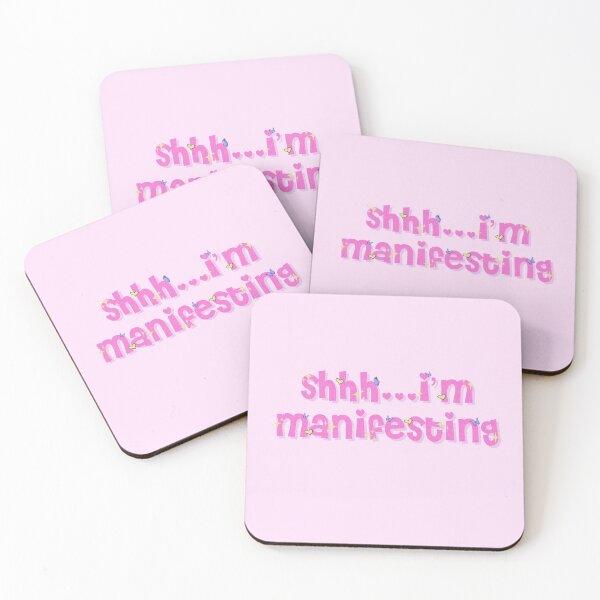 Item preview, shh I’m manifesting sticker designed and sold by madebyshania.