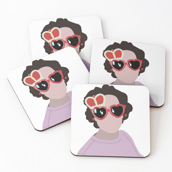Item preview, Matthew Gray Gubler Heart Glasses Drawing designed and sold by z stickers.