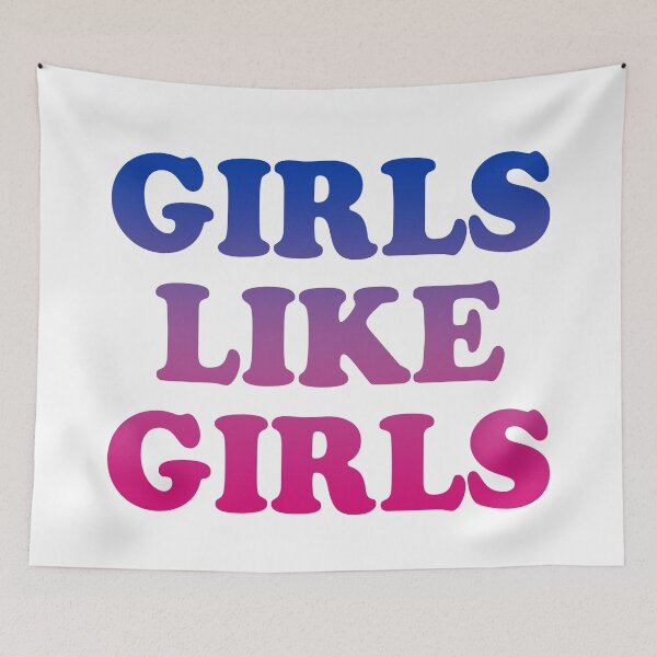 Item preview, Girls Like Girls (Bisexual Pride) designed and sold by paralia.