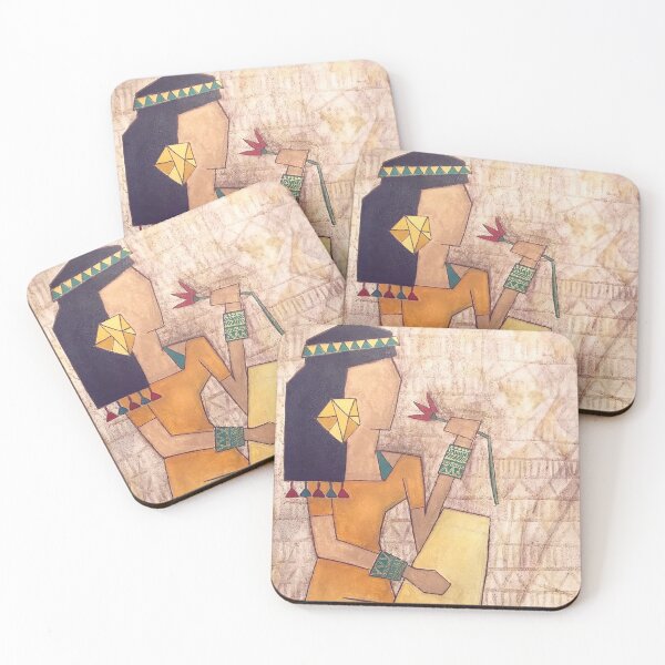 Item preview, Egyptian Inspired Painting designed and sold by Nada  Mohsen Arts.