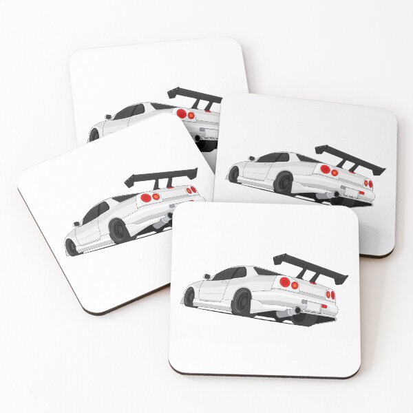 Item preview, R34 Skyline GTR (White) designed and sold by VenZolic.