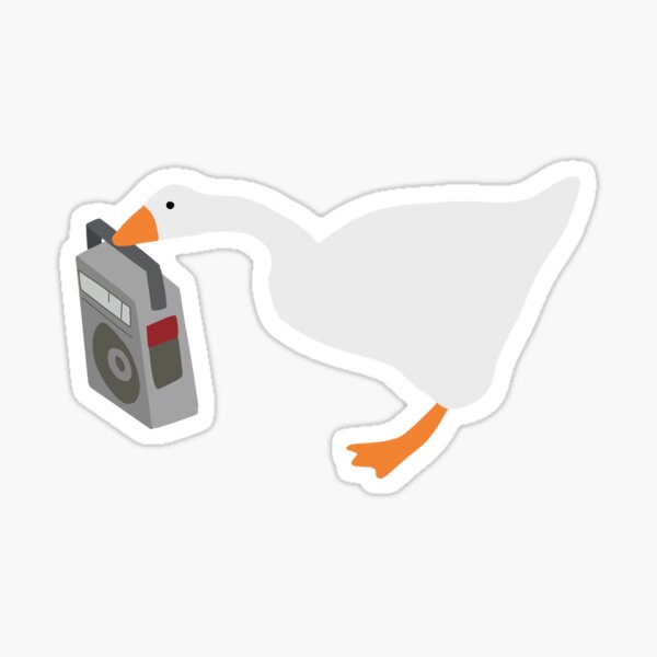 radio goose Sticker