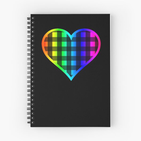 Item preview, Double Rainbow and Black Buffalo Plaid Heart designed and sold by Bumblefuzzies.