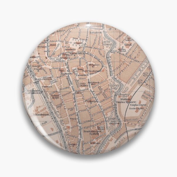 Item preview, Vintage Map of Utrecht Netherlands (1897) designed and sold by BravuraMedia.