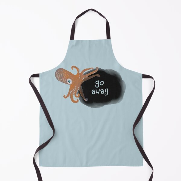 Item preview, Inking Squid Says Go Away designed and sold by Amy Hadden.