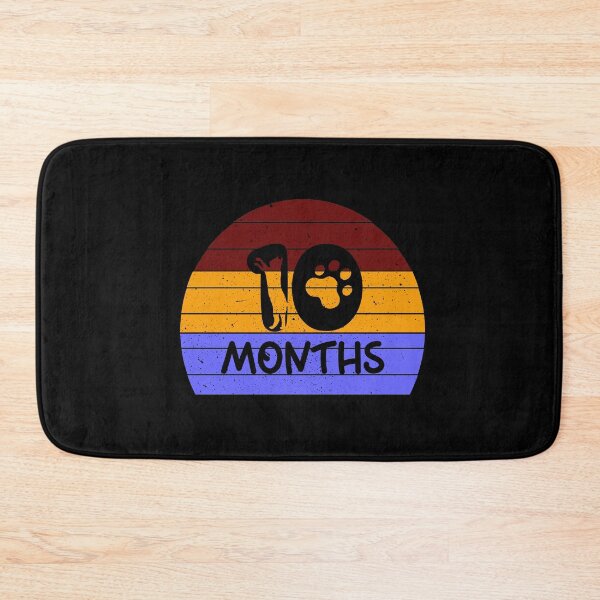 Item preview, Baby Milestone 10 Months Retro Sunset designed and sold by JaneApril.