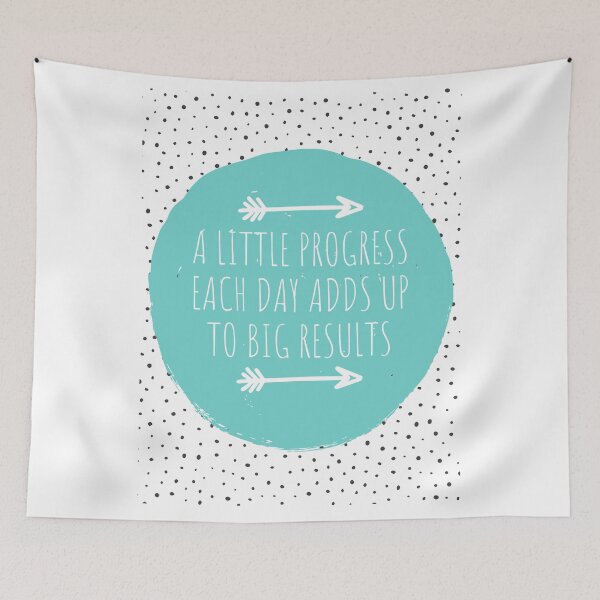 Item preview, Inspirational Progress Quote designed and sold by Kate_Create.