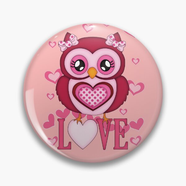 Item preview, Cute Love Owl designed and sold by LoneAngel.