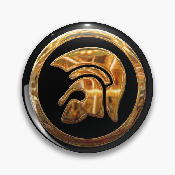 Item preview, Skinhead Logo Mask Gold effect designed and sold by fatbanana.