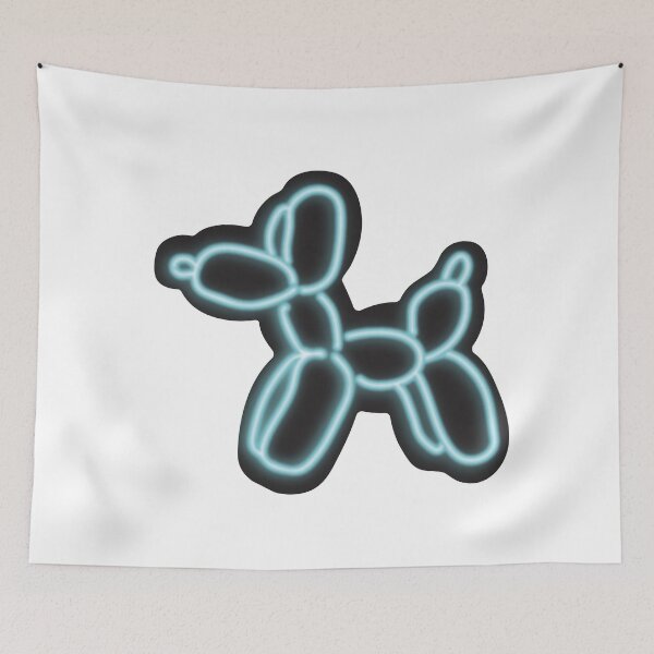 Item preview, neon sign blue balloon dog designed and sold by keeganemma.