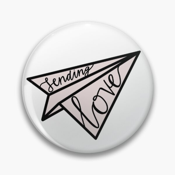 Item preview, Sending Love Paper Airplane designed and sold by AtlasPrints.