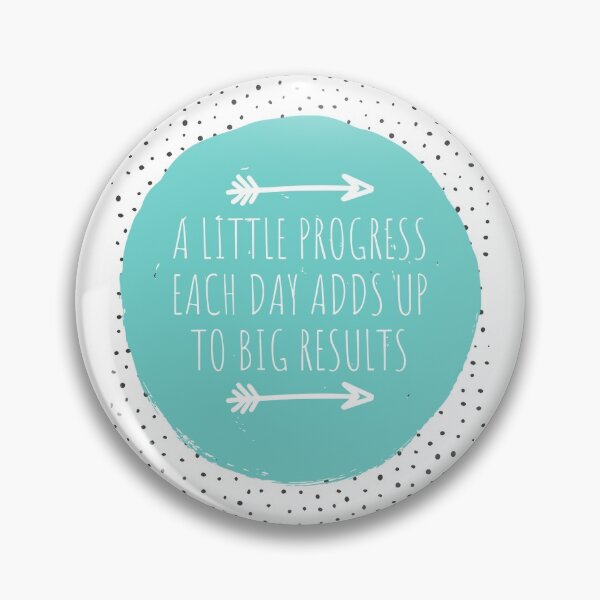 Item preview, Inspirational Progress Quote designed and sold by Kate_Create.